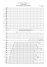 Concerto for Violoncello and Orchestra image